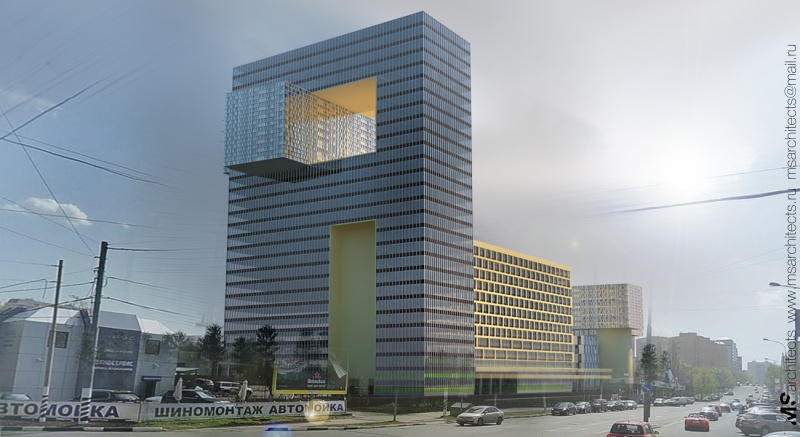 Архитектурная концепция бизнес-центра в Москве