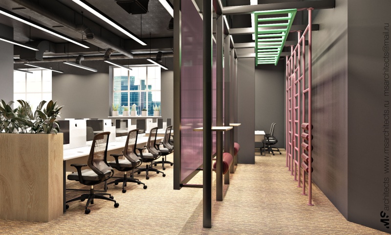 Дизайн офиса в Твери. Accenture