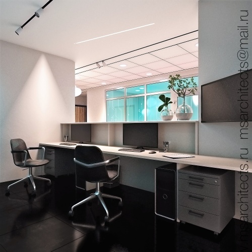 Дизайн офиса компании КИРБ в Москве